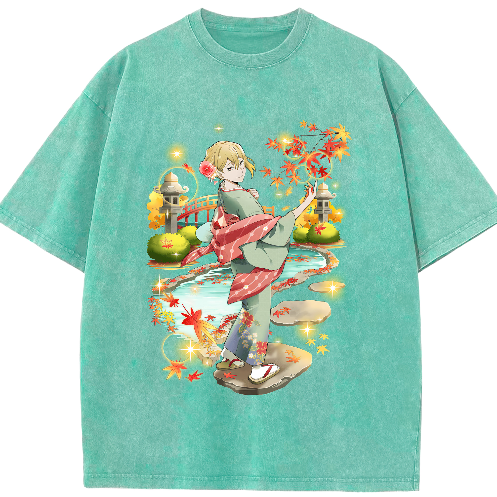 （画像用） 文豪ストレイドッグス Bungo Stray Dogs 綿100% ヴィンテージ風 半袖Tシャツ（フロントプリント）